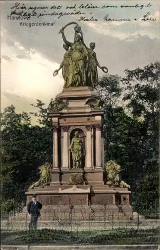 Ak Hannover, Kriegerdenkmal