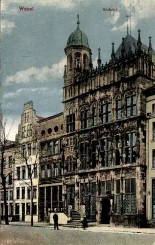 Ak Wesel am Niederrhein, Rathaus