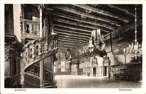 Ak Bremen, Rathaussaal