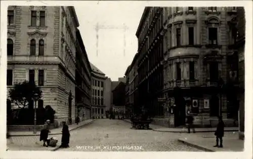 Ak Wien 1 Innere Stadt,  Klimsgasse,  Architektur, Straßenansicht