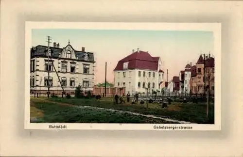 Ak Buttstädt in Thüringen,  Gabelsbergerstrasse,  Architektur, farbenfrohes Bild