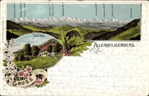 Litho Allerheiligenberg Hägendorf Kanton Solothurn, Gesamtansicht