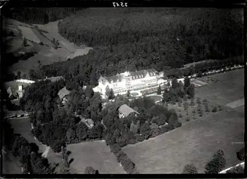 Ak Schönberg Seelbach im Schwarzwald Baden, Das Bild zeigt eine Schwarz-Weiß Fotografie des Sa...