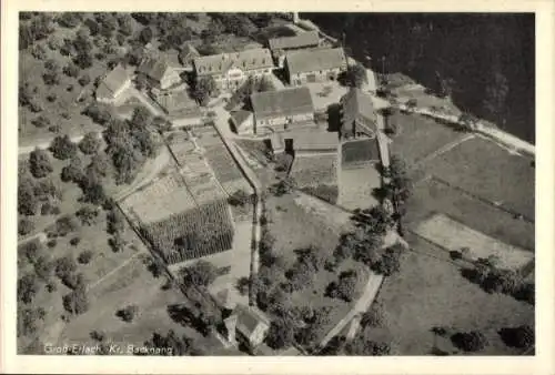 Ak Großerlach in Württemberg, Fliegeraufnahme, Arbeitskolonie Erlach