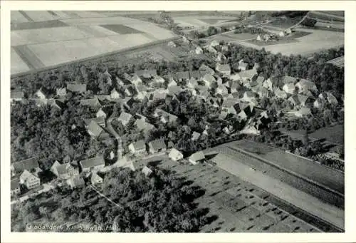 Ak Großaltdorf Vellberg in Württemberg, Fliegeraufnahme