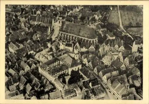 Ak Dinkelsbühl in Mittelfranken, Luftaufnahme von   Architektur, Stadtansicht