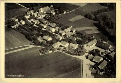 Ak Walpertskirchen Oberbayern, Fliegeraufnahme