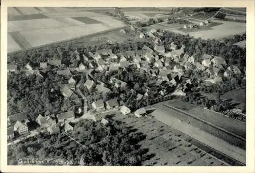 Ak Großaltdorf Vellberg in Württemberg, Fliegeraufnahme