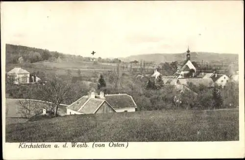 Ak Kirchstetten in Niederösterreich, Gesamtansicht, Blick von Osten