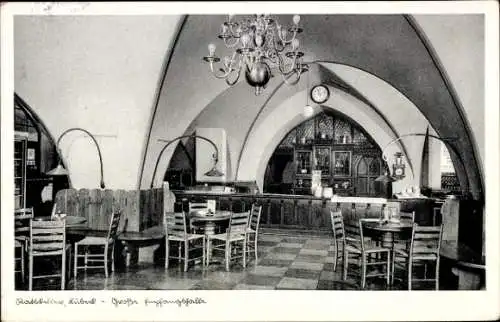 Ak Hansestadt Lübeck, Ratskeller  Eingangsbereich,  Architektur, Möbel