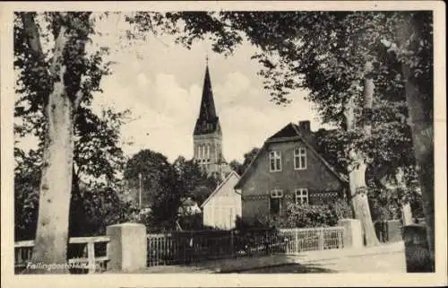 Ak Bad Fallingbostel Lüneburger Heide, Teilansicht, Kirche