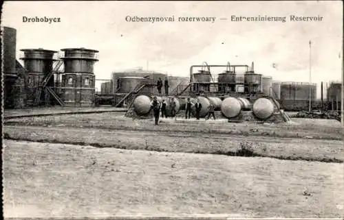 Ak Drohobycz Drohobytsch Karpaten Ukraine, Entbenzinierung Reservoir