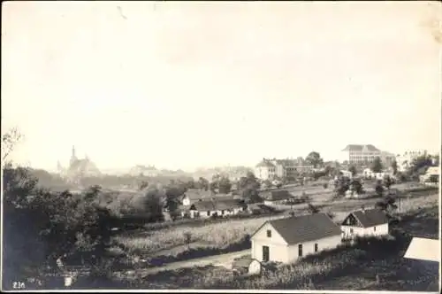 Foto Rohatyn Ukraine, Teilansicht, Kriegsschauplatz 1. WK, 1917, Feldartillerie