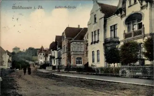 Ak Mühlhausen in Thüringen, Lutteroth-Straße
