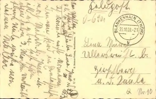 Ak Milda in Thüringen, Kirche, Straßenpartien, Gasthof Milda