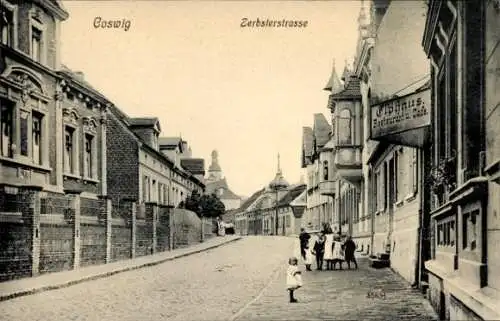 Ak Coswig in Sachsen, Zerbsterstraße, Restaurant