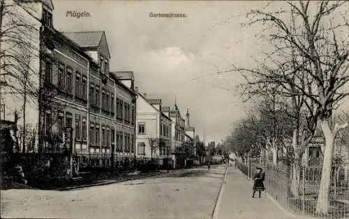 Ak Mügeln in Sachsen, Gartenstraße