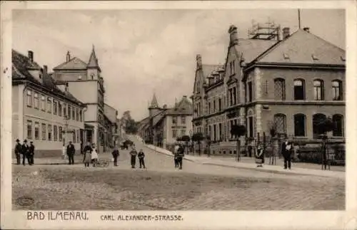 Ak Ilmenau in Thüringen, Carl Alexander Straße
