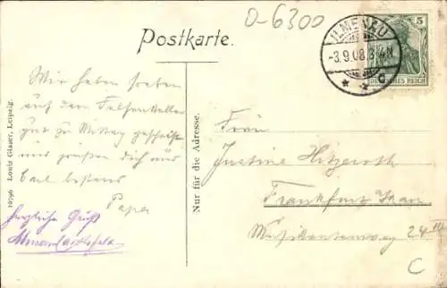Ak Ilmenau in Thüringen, Carl Alexander Straße