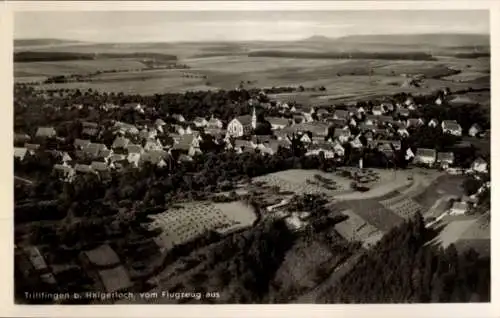 Ak Trillfingen Haigerloch im Zollernalbkreis, Luftaufnahme von Trillfingen, ländliche Umgebung, K