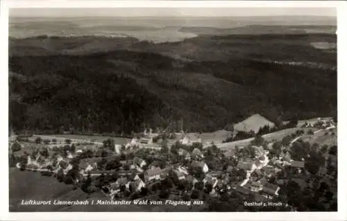 Ak Liemersbach Großerlach in Württemberg, Luftkurort  Mainhardter Wald, Gasthof z. Hirsch