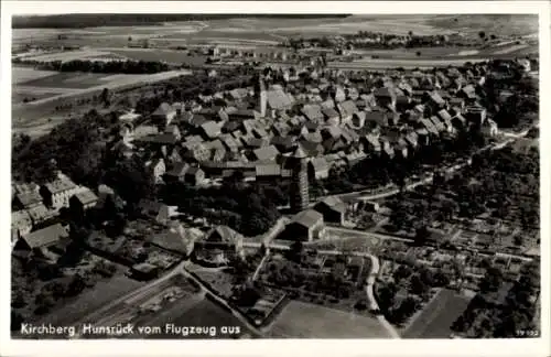 Ak Kirchberg im Hunsrück, Fliegeraufnahme