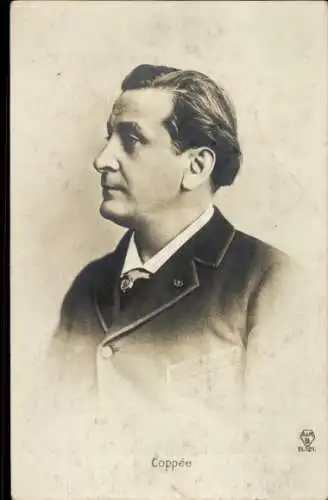 Ak Dichter François Coppée, Portrait