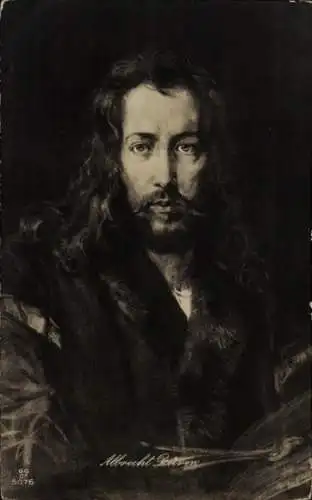 Künstler Ak Dürer, Albrecht, Selbstbildnis