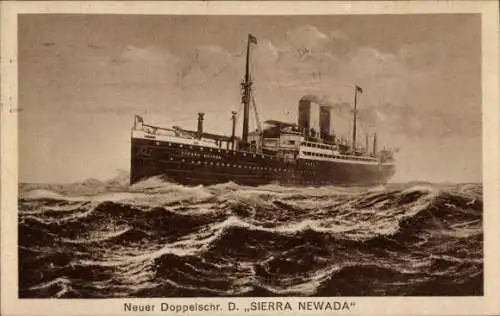 Ak Dampfer Sierra Newada, Norddeutscher Lloyd Bremen