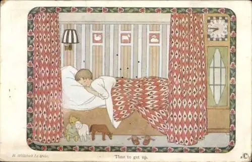 Künstler Ak H. Willebeek Le Mair, Time to get up.