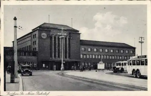 Ak Zwickau Sachsen, Hauptbahnhof