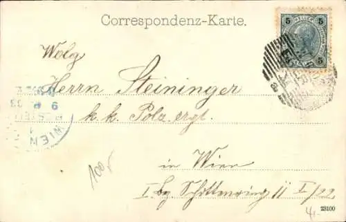 Ak Eger Reg. Karlsbad, Teilansicht von der Stadt