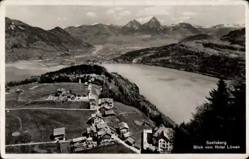 Ak Seelisberg Kanton Uri,  Blick vom Hotel Löwen, Panorama