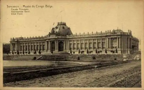 Ak Tervuren Tervueren Flämisch Brabant Flandern, Musee du Congo Belge, Hauptfassade, Historisches