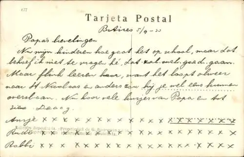 Ak Buenos Aires Argentinien, Parkanlage mit Palmen, Wasserfläche, Statue