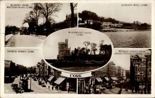 Ak Cork Irland, Blarney Train, Western Road,  Patrick Street, Blackrock Castle, Sunday's Well