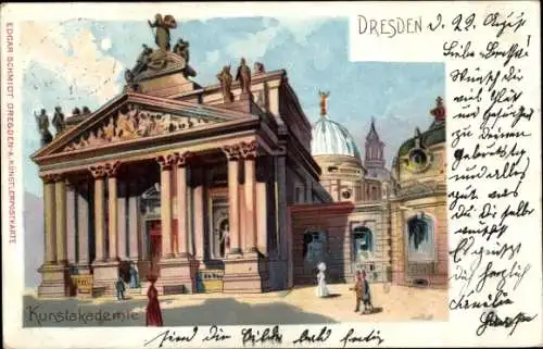 Litho Dresden Zentrum Altstadt, Kunstakademie