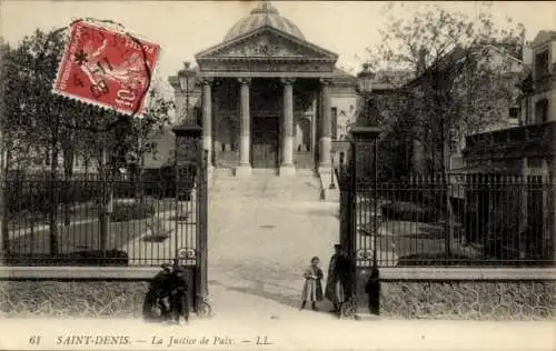 Ak Saint Denis Seine Saint Denis, La Justice de Paix