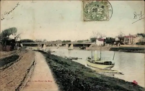 Ak Bry sur Marne Val de Marne, Le Pont