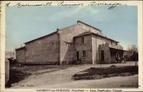 Ak Caumont-sur-Durance Vaucluse, Cave Cooperative Vinicole