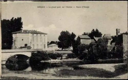 Ak Sorgues Vaucluse, Le grand Pont