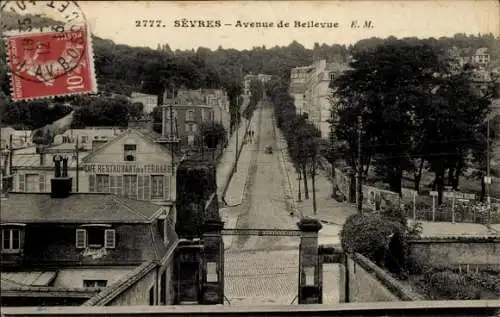 Ak Sèvres Hauts de Seine, Avenue de Bellevue