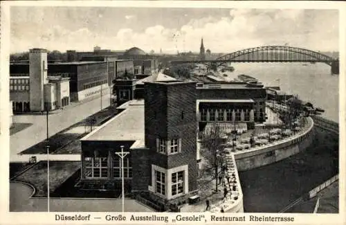 Ak Düsseldorf am Rhein, Große Ausstellung GeSoLei 1926, Große Ausstellung ,Gesolei", Restaurant R