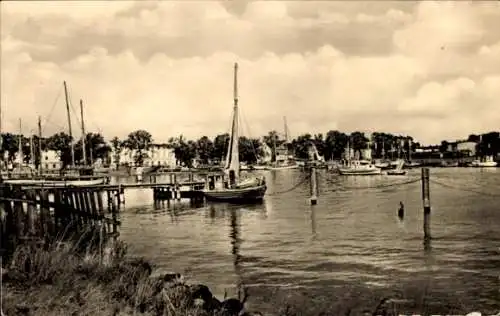 Ak Lauterbach Putbus auf der Insel Rügen, Hafen