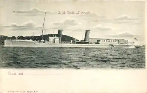 Ak Deutsches Kriegsschiff, SM Torpedoboot Sleipner, Kaiserliche Marine