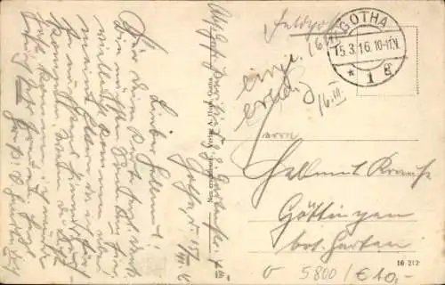 Ak Gotha in Thüringen, Innungshalle, Ratskeller und Rathaus