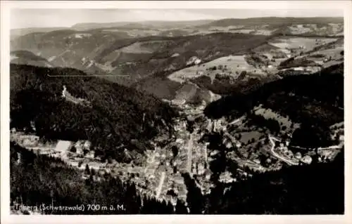 Ak Triberg im Schwarzwald, Fliegeraufnahme