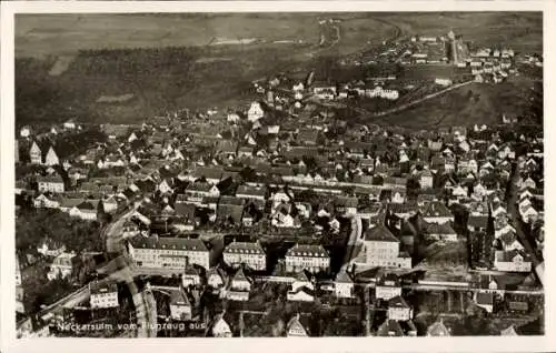 Ak Neckarsulm in Württemberg, Luftaufnahme