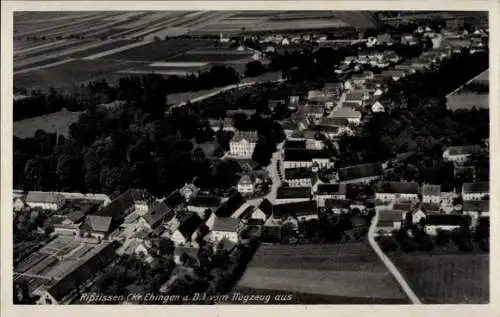Ak Risstissen Rißtissen Ehingen an der Donau Oberschwaben, Luftaufnahme von  Kr. Ehingen a. D., L