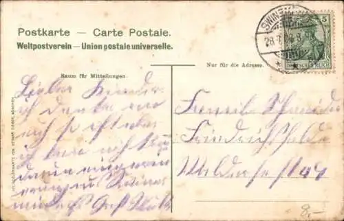 Ak Świnoujście Swinemünde Pommern, Herrenbad, Strand